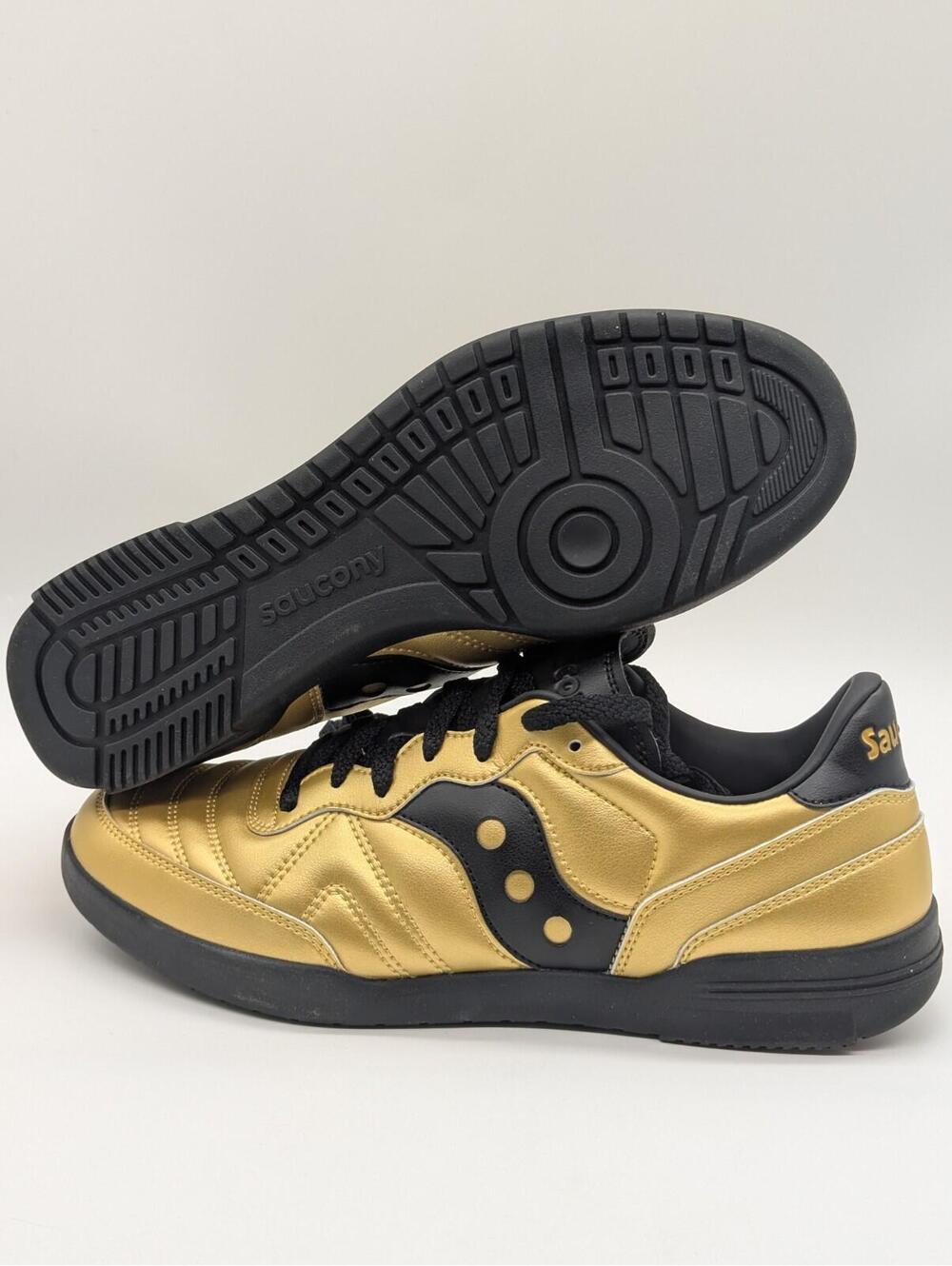 Saucony Stella 61510 "Sales Sample" Gold Black Sneaker Mens Size 9 / Womens 10.5